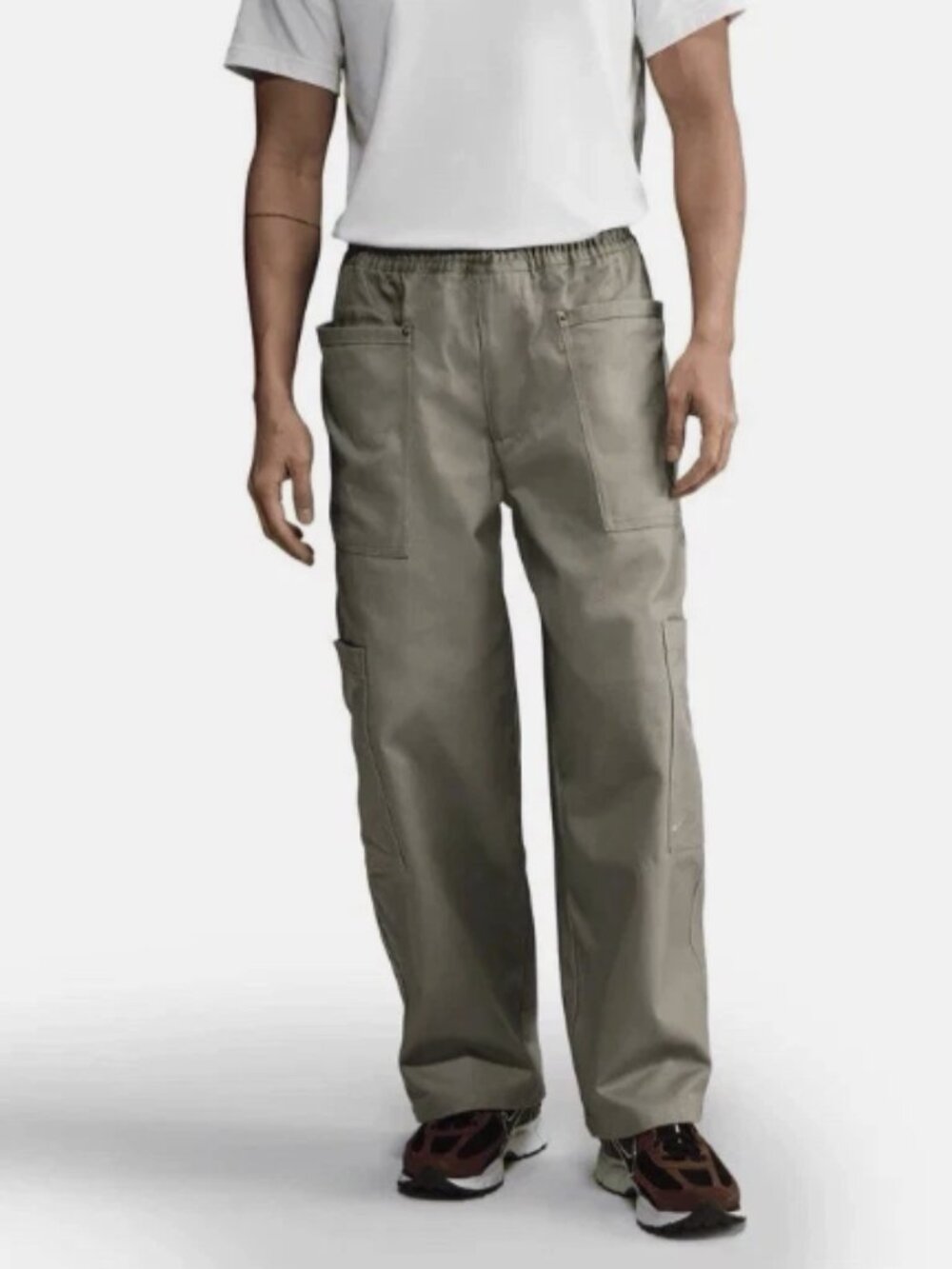 Nike Life Utility Pants Light Army Skate Baggy Jeans Men’s Large HJ0643-320 NWT